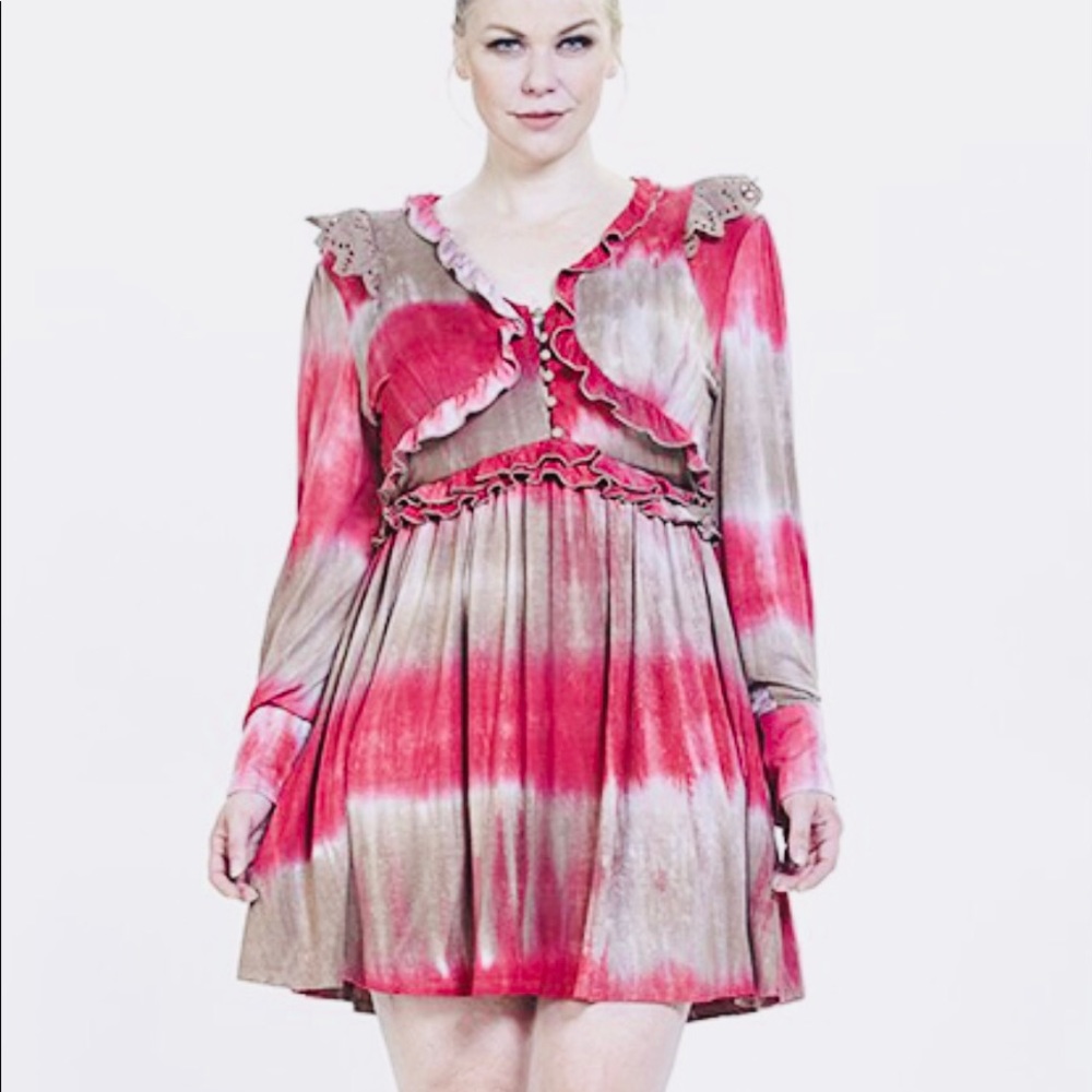 Plus size midi dress